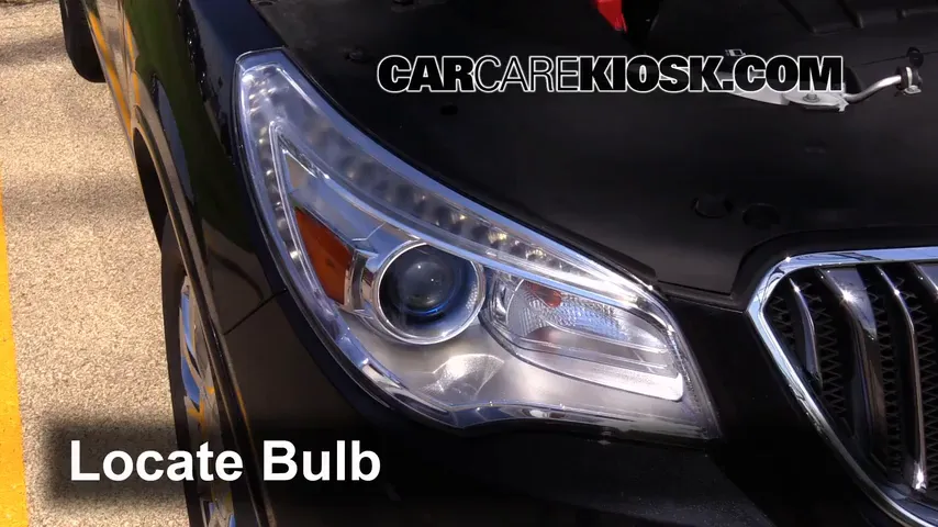 2013 Buick Enclave 3.6L V6 Éclairage Feu clignotant avant (remplacer l'ampoule)